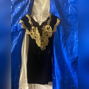 Scott McClintock Black and Gold Dress